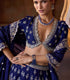Purple Raw Silk Lehenga Set